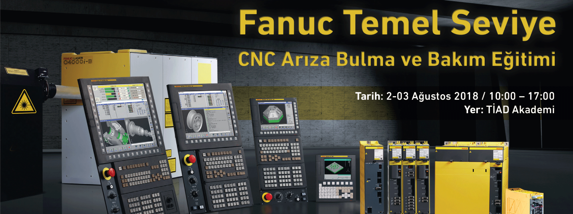 Fanuc Temel Seviye CNC Arıza Bulma ve Bakım Eğitimi
